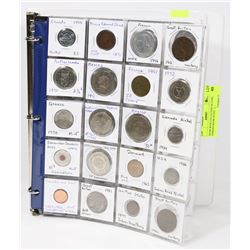 BOOK WITH COLLECTION OF CONS, GERMAN BANK NOTES