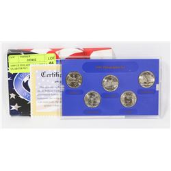 1999 US PHILADELPHIA MINT STATE QUARTER SET.