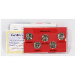 2000 US DENVER MINT STATE QUARTER SET.