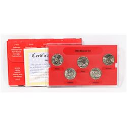 2003 US DENVER MINT STATE QUARTER SET.