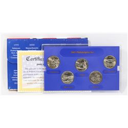 2005 US PHILADELPHIA MINT STATE QUARTER SET.