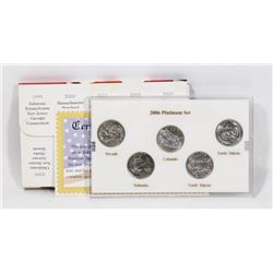 2006 US PLATINUM EDITION MINT STATE QUARTER SET.