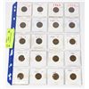 Image 1 : SHEET OF ASSORTED CANADIAN PENNIES