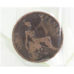 1901 ENGLISH LARGE PENNY.