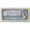 Image 1 : 1954 CANADIAN $5.00 REPLACEMENT BILL.