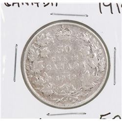 CANADIAN 1919 FIFTY CENT COIN.