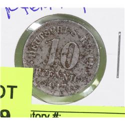 1917 GERMAN 10 PFENNING