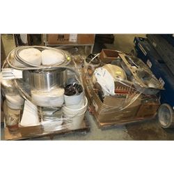 TWO PALLETS OF SHOP MISC.