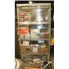Image 1 : PALLET OF SHOP SUPPLIES AND MISC. W/2 SHELVES