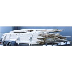 TRAILER OF USED WOOD BOARDS