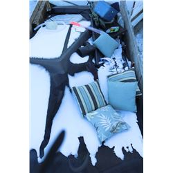 CONTENTS OF DUMP TRAILER , FURNITURE ETC.