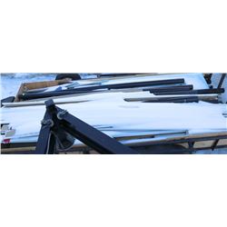 TRAILER OF FLOOR BOARDS AND PVC PIPE ETC.