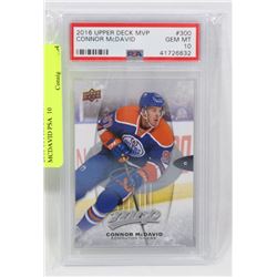 2016 UPPER DECK MVP CONNOR MCDAVID PSA  10