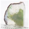 Image 1 : QUARTZ GREEN GEODE (4"L X 2 3/4"W X 5"H) -