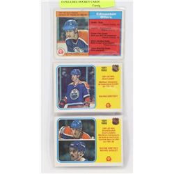 3 WAYNE GRETZKY 1982-83 O-PEE-CHEE HOCKEY CARDS