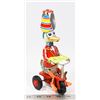 Image 1 : VINTAGE WEST GERMANY MADE DUCK RIDING TRICYCLE TIN