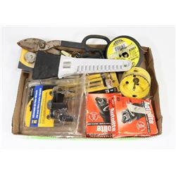 ASSORTED TOOLS INCLUDING, HITCH PINS, SIX POINT