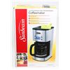 Image 1 : SUNBEAM 12 CUP STAINLESS STEEL PROGRAMMABLE COFFEE