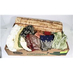 LARGE FLAT OF QUALITY FABRICS - GENERAL,