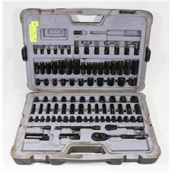 STANLEY 120PC SOCKET SET ( DAMAGED OUTSIDE CASE )