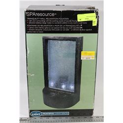 TRANQUILITY WALL RELAXATION WATER FOUNTAIN