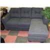 Image 1 : NEW DARK GREY 82" FABRIC SECTIONAL