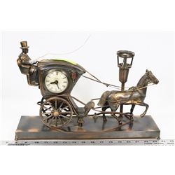 VINTAGE COACH LAMP CLOCK