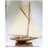 Image 1 : LARGE SAILBOAT MODEL "COLUMBIA" 31"X38"