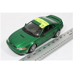 GREEN MAISTO MUSTANG GT DIECAST CAR -