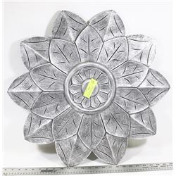 NEW EXTRA LARGE “FLEUR ANTIQUE SILVER” WOOD