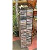 Image 1 : CD RACK WITH OVER 180 CDS.