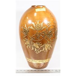 BROWN DECORATIVE VASE 18" HIGH