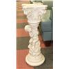 Image 1 : ROMAN STYLE CARVED PEDESTAL PLANT STAND, 29" HIGH