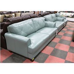 NEW 3 PIECE CINDY CRAWFORD ITALIAN LEATHER