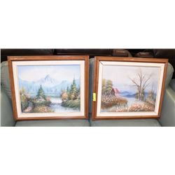 LOT OF 2 FRAMED PICTURES