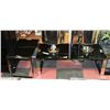 Image 1 : BLACK TEMPERED GLASS & METAL END TABLE & COFFEE