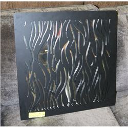 BLACK ZEBRA STYLE MIRROR SHOWHOME DECOR.