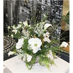 SPRING THEMED SILK PLANT ARRANGMENT