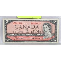 1954 CANADIAN $2 BILL