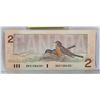 Image 1 : GEM UNC 1986 CANADIAN BBX REPLACEMENT $2 BILL