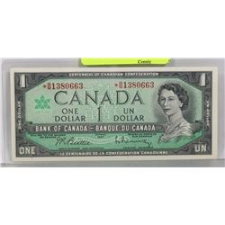 GEM UNC1967 ASTRISK B/M REPLACEMENT CENTENNIAL $1