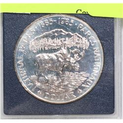 1985 NATIONAL PARKS SPECIMEN SILVER $1 COIN