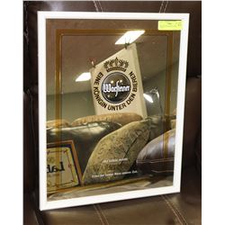 WARSTEINER BEER WALL MIRROR 17"X21"