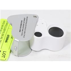 JEWELLERS DUAL MAGNIFIER,30  AND 60 POWER WITH
