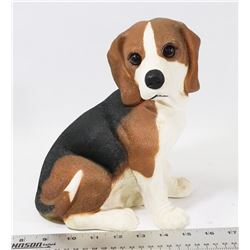 BEAGLE DOG STATUE 9" TALL.