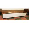Image 1 : 3 DRAWER WOOD TONE, WHITE WITH MIRRORED ACCENT