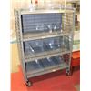 Image 1 : STORE DISPLAY RACK WOTH 8 ADJUSTABLE SHELVES,