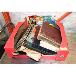 LARGE BOX OF ANTIQUE RECORDS AL JOLSON MAMMY