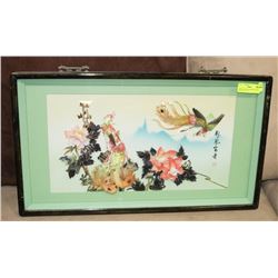 ASIAN ABALONE/MOTHER OF PEARL PICTURE 16"X27"