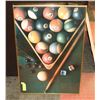 Image 1 : POOL ROOM FRAMED PICTURE 19"X28"